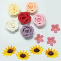 Захарна декорация - Цветя и растения