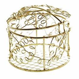 Метална кутийка - златна - Ø6см