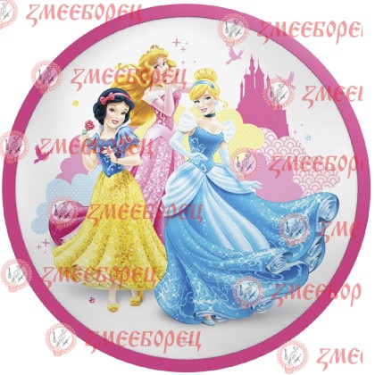 Готова фотодекорация кръгла "Princess 1"