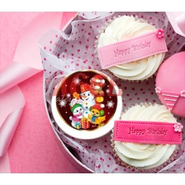 Готова фотодекорация за мъфини и дребни сладки - Коледа 13