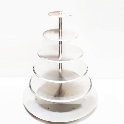 Алуминиева стойка за торта - 6 етажа
