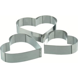 Ринг за торти - сърце - Ø18 h5см