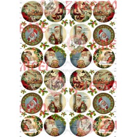 Готова фотодекорация за мъфини и дребни сладки - Коледа 16