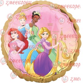 Готова фотодекорация кръгла "Princess 2"