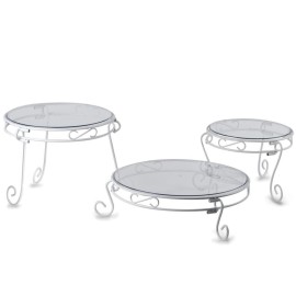 Стойка за торти - раздвижена - 3 етажа