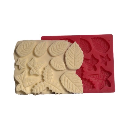 Силиконов калъп "Листа - 10 модела"