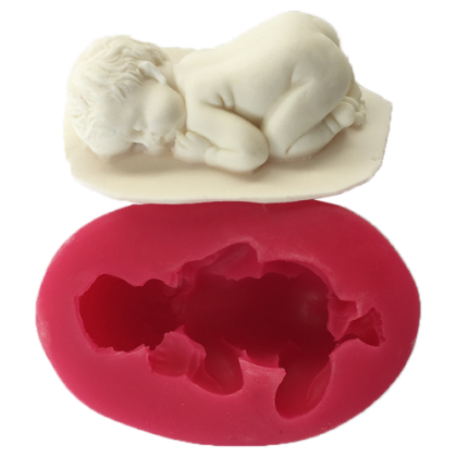 Силиконов калъп Спящо бебе"