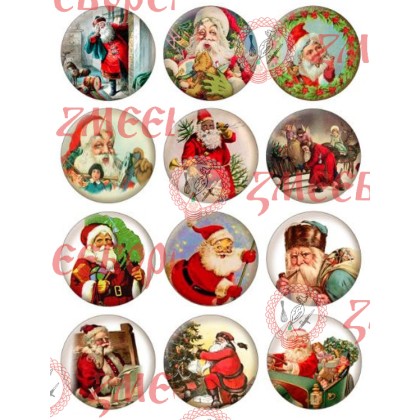 Готова фотодекорация за мъфини и дребни сладки - Коледа 4