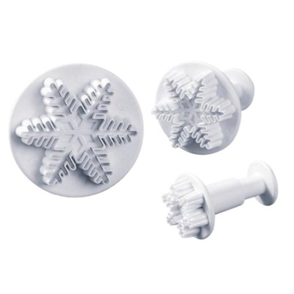 Комплект кутери с ежектор "Снежинки - 3 елемента"