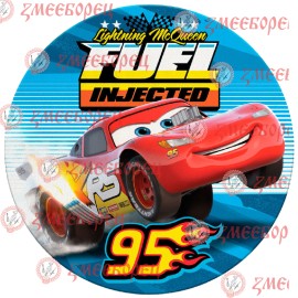 Готова фотодекорация кръгла "Cars 5"