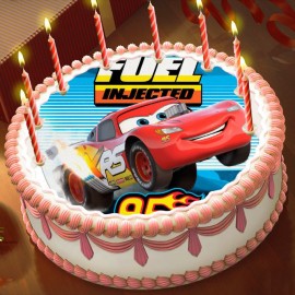 Готова фотодекорация кръгла "Cars 5"