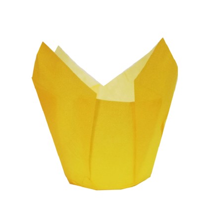 Капсули лале - жълти Ø50 h80мм