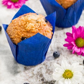 Капсули лале - сини Ø50 h80мм