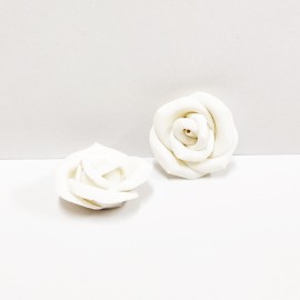 Захарна фигурка - "Голяма роза - бяла" - 1 брой