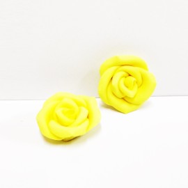 Захарна фигурка - "Голяма роза - жълта" - 1 брой