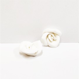 Захарна фигурка - "Малка роза - бяла" - 1 брой