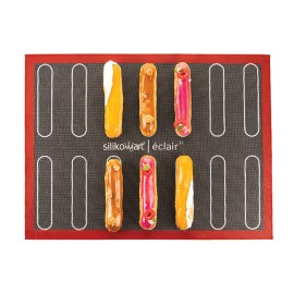 Силиконов килим с перфорация и очертания "Air Mat Eclair" - 60x40см