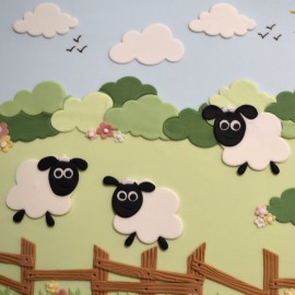 Комплект кутери "Пухкави облачета" - 5 елемента