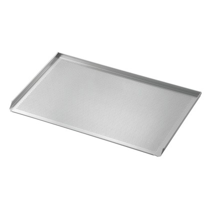 Алуминиева тава 60х40см с перфорация - 3 борда