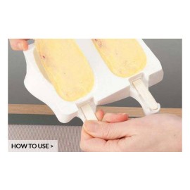 Силиконова форма за сладолед "GEL01 - CLASSIC - 2 гнезда