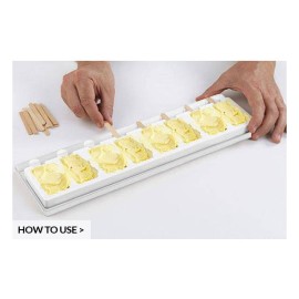 Силиконова форма за сладолед "GEL05 - MINI CHIC" - 8 гнезда