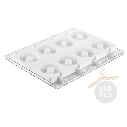 Силиконова форма за сладолед "SET GEL13 - Donuts"