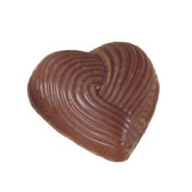 Поликарбонатна форма бонбон "Златно сърце"