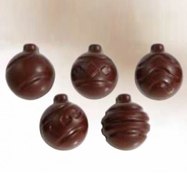 Поликарбонатна форма "Коледни топки"