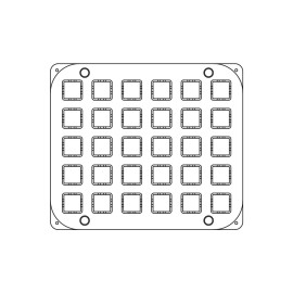 Плоча за еклери "CHOUX01"