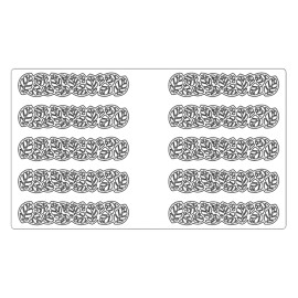 Силиконова форма "LEAVES 3"