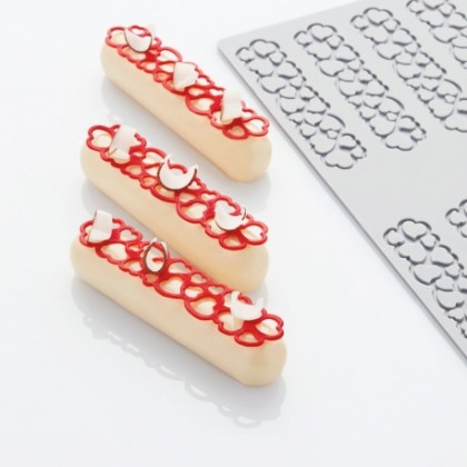 Силиконова форма "HEARTS 3"