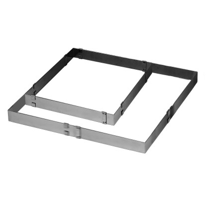 Раздвижен ринг - правоъгълен - 30-57см h5см