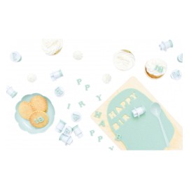 Комплект кутери "Букви и цифри" - 36 елемента