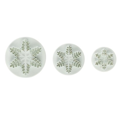 Комплект кутери с ежектор "Снежинки" - 3 елемента - CS