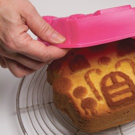 Силиконова форма къща - 17х17см