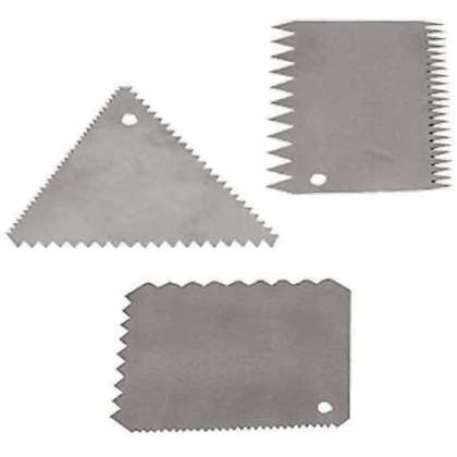 Комплект гребенчета за декорация - 3 елемента