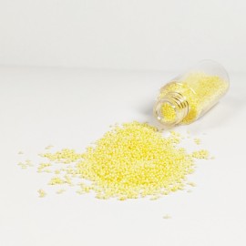 Захарна поръска "Топ-Топ перлен - Жълт - 30гр"