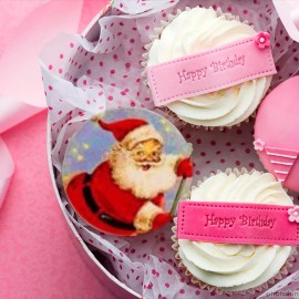 Готова фотодекорация за мъфини и дребни сладки - Коледа 4