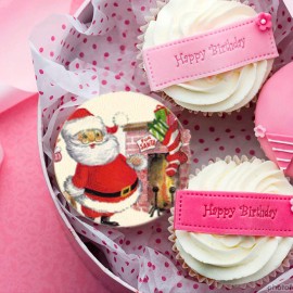 Готова фотодекорация за мъфини и дребни сладки - Коледа 5