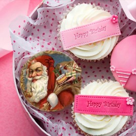 Готова фотодекорация за мъфини и дребни сладки - Коледа 3