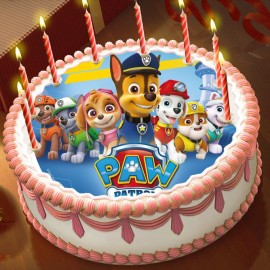 Готова фотодекорация кръгла "Paw Patrol 2"