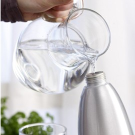 Сифон за сода от неръждаема стомана 1л  - Класик