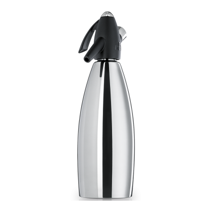 Сифон за сода от неръждаема стомана 1л  - Класик