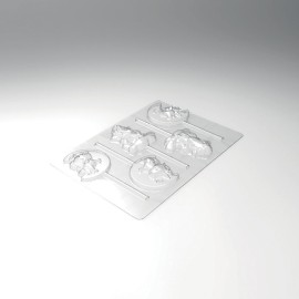 Форма за шоколадова отливка "Близалка - Еднорог и Пони"