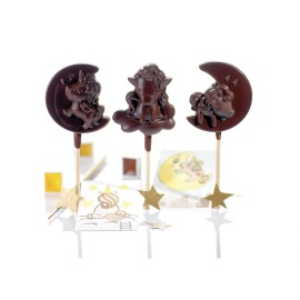 Форма за шоколадова отливка "Близалка - Еднорог и Пони"