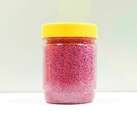 Захарна поръска "Топ-Топ перлен - Червен - 200гр"