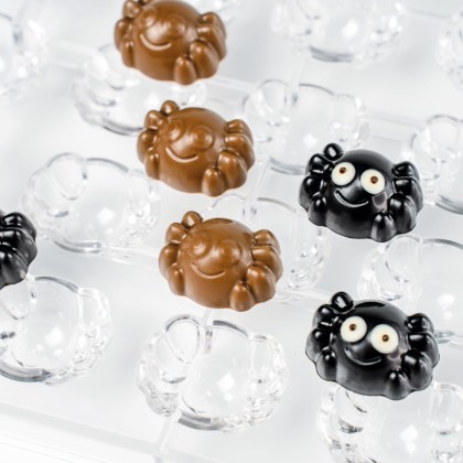 Поликарбонатна форма бонбон Паяк "Whisky"