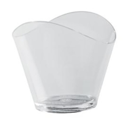Прозрачна чаша - вълнообразна "50мл" 10бр.