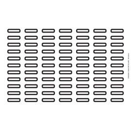 Шаблон за еклери – 77 гнезда