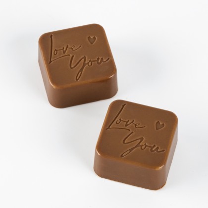Поликарбонатна форма бонбон "Love you"
